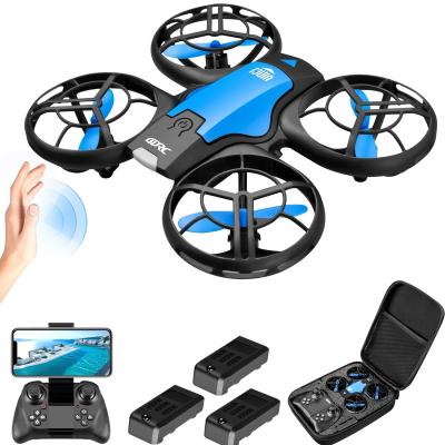 China Factory App V8 Mini Drone 4K 1080P HD Camera Mobile WiFi Fpv Battery Chargeable Foldable RC Quadcopter Drone Toy Helicopter for sale