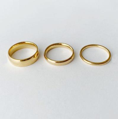 China Hiphop Fine Quality Customized Designed Unisex Gold Plated Stainless Steel Ring For Gifts for sale