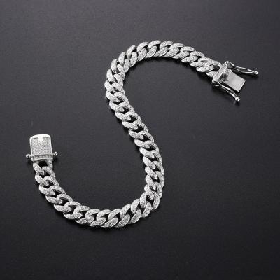 China Colors Last Over Years Without Fading Quality Price Guaranteed Fit Hiphop 925 Sterling Silver Cheap Simple Male Bracelet for sale