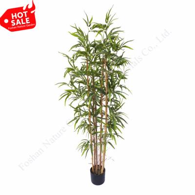 China Environmental Friendly High Quality Outdoor Bamboo Leaves Plants Artificial Bamboo Tree for sale