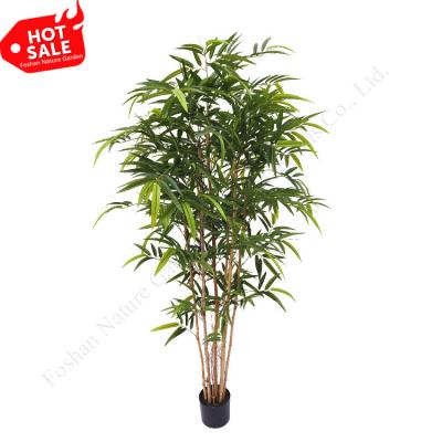 China Environmental friendly wholesale indoor fake bamboo leaves plant for sale artificial bamboo tree for sale