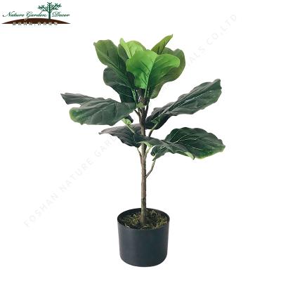 China Environmental Friendly Wholesale Fig Tree Products With Pot Artificial Bonsai Potted Plant for sale