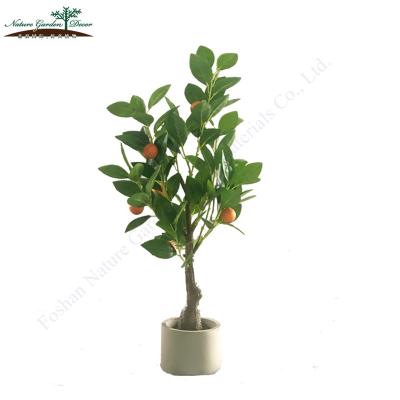 China Environment Friendly Mini Landscape Artificial Fruit Plant For Sale Fake Orange Tree for sale