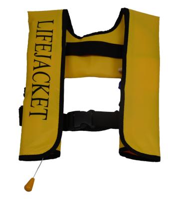 China Manual Inflatable Swimming Life Jacket With Large Buoyancy CO2 for sale