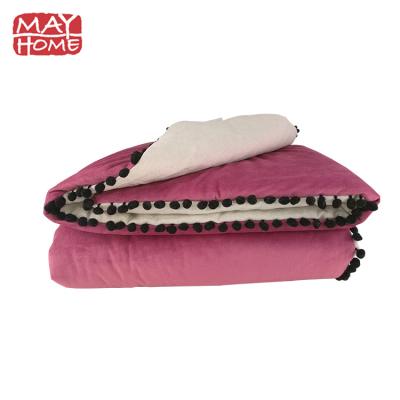 China Modern two layer plush blanket for sale