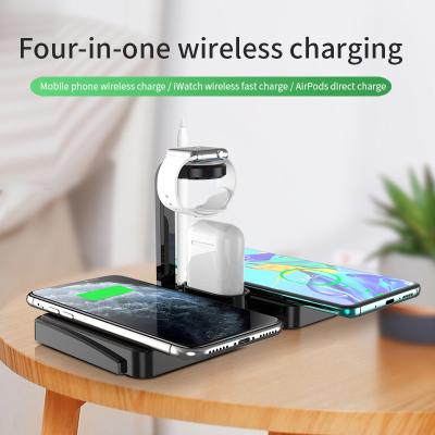 China 25W 4 In 1 Qi Wireless Charger Fast Charging For AirPods IWatch for sale