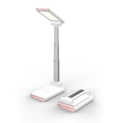 Κίνα Office Tablet Desk Led Lamp Holder Folding Foldable Desk Lamp Qi Wireless Charger προς πώληση