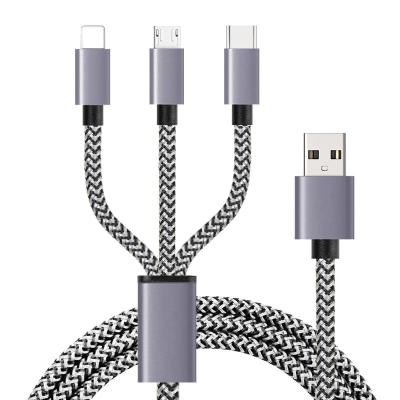 China La longitud 3M el 10ft OD 5m m USB rápidamente de carga telegrafía el relámpago trenzado de nylon en venta