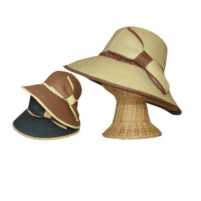 China 2021 New Image Summer Women Ladies Colorful Oversized Straw Beach Hats for sale