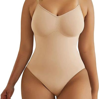 China Other Women Tummy Control Shapewear Thong Seamless Body Sculpting Bodysuit for sale