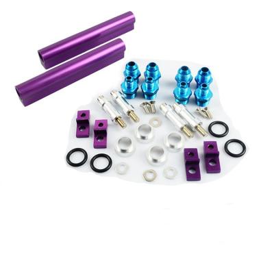 China Superior power. High Flow Fuel Injector Rail Kit For 02-04Subaru Impreza WRX EJ20 EJ20T EJ25 Engine Purple for sale