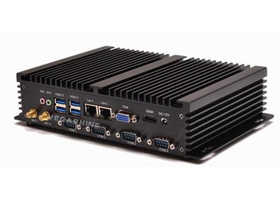 Cina Thin client industriale fanless del pc di Celeron 1037U mini con l'alimentatore in CC di WIFI Bluetooth in vendita