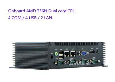 Cina L'industriale dual core del CPU di AMD T56N ha incluso server di Barebone dell'esposizione di VAG/HDMI del computer in vendita