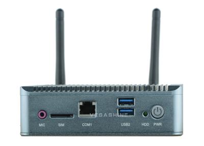 China Low Power Fanless Mini PC with Intel® HD Graphics Support VAG / HDMI Display nano pc for sale