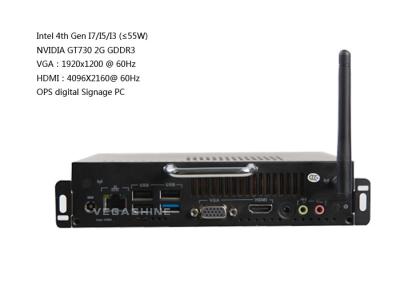 China Discrete graphics card Mini Barebone PC Support LGA1150 Intel Core I7 / I5 / I3 for sale