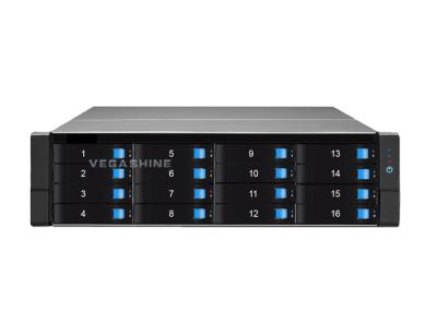 China Quad core 64bit i7-3770 cpu surveillance center NVR storage server 3U 16bay 32GB DDR3 , 64TB SAS HDD for sale