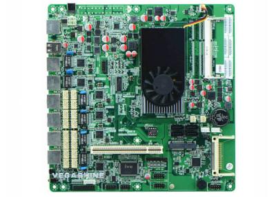 China 6 LAN Firewall router Motherboard Support SSD / USB WIFI for Network Security firewall for sale