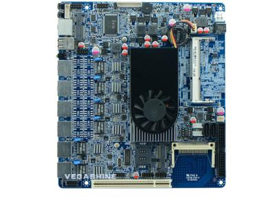 China Atom D525 6 LAN Firewall Motherboard Support Wifi / 3G for sale