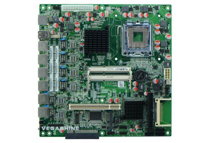 China 6 Gigabit LAN Industrial Firewall Mainboard Support Intel® LGA771 Xeon Processor for sale