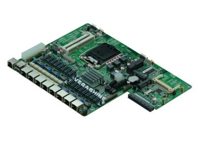 중국 SFP 항구를 확장하는 PCIE x8를 가진 LGA1150 Intel® Core™ i3/i5/i7 8 근거리 통신망 어미판 판매용