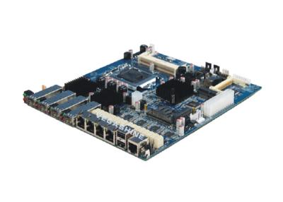 China Intel Z87 chipset 4 LAN , 4 SFP network security firewall motherboard for sale