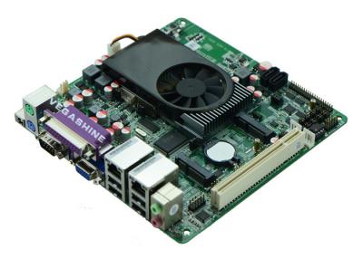 中国 原子 D2550 6 COM 二重 LAN 小型 ITX 産業マザーボード VGA/LVDS の倍の表示 販売のため