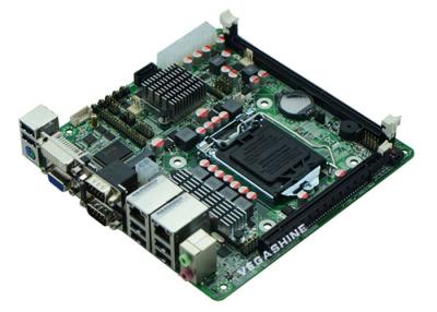 China Ayuda LGA1155 Intel® procesador i3/i5/i7 de Core™ de la placa madre del ITX del Lan del gigabit dual mini en venta