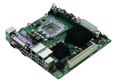 China 10 COM , 2 LAN , 8 USB2.0 Mini ITX Industrial Motherboard Intel LGA775 G41 CPU for sale