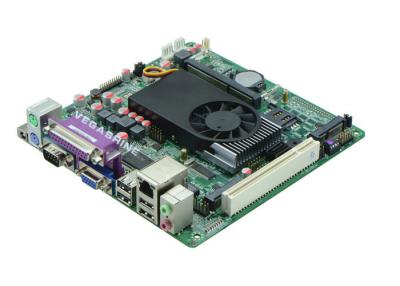 China Atom N455 Processor 2 COM Mini Itx Industrial Motherboard  DC Power Supply for sale