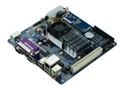 China Atom N475 Processor Mini-Itx Motherboard 2 COM , 8 USB2.0 industrial mainboard for sale