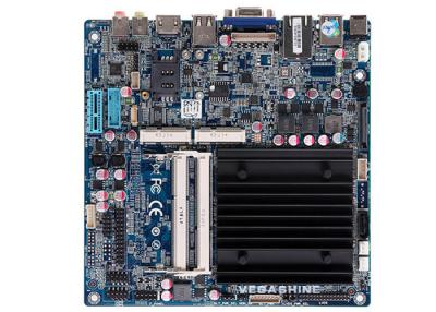 China Intel® J1900 Processor Fanless Embedded Industrial Mainboard  2 COM Mini Itx motherboard for sale