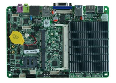 China Fanless 4 bewegen 6 COM eingebettetes industrielles Motherboard mit USB3.0, Intel® J1900 CPU Schritt für Schritt fort zu verkaufen