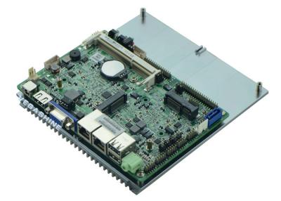 China Atom Dual Core N2800 CPU 3.5 inch 6 COM  Embedded Motherboard Support VGA / HDMI / LVDS for sale