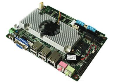 China Intel Atom D525 Processor  3.5 inch 6 COM embedded industrial mainboard DC Power supply for sale