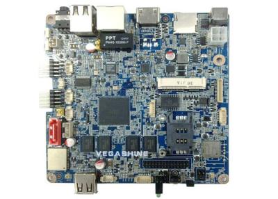 China Cortex A8 CPU Nano-itx ARM motherboard Support VGA / HDMI / LVDS DC power supply for sale