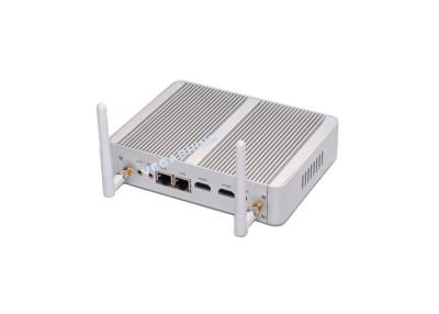 中国 Braswell Celeron N3150 のクォードの中心の fanless 小型 PC 二重 NIC の wifi 3g の bluetooth 販売のため