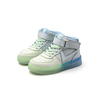 China Hot Selling Usb Back To School Gift Designers Casual Running Light Led Kids Sport Boy Girls Sneakers Kids Shoes for sale