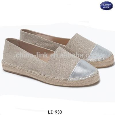 China Unique canvas upper alpargata without jute laces 2017 women brand espadrille shoes zapatos de mujer de dame for sale