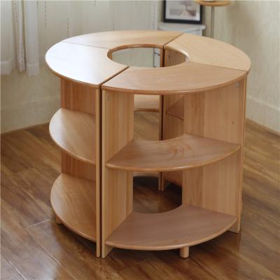 China Factory CJ-A033 Ring Shape Modern Beech Manufacturing Desk for sale