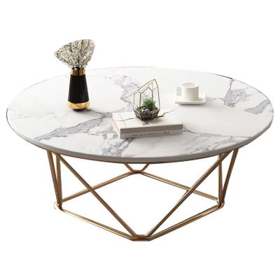 China Center Table Modern Stainless Steel Marble Round Excellent Quality Stainless Steel Table Living Room And Hotel Furniture for sale