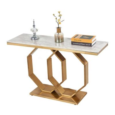 China Best Selling Modern Cabinet Living Room Decorate Porch Step Console Table Space Saving Entryway Corner Hallway Table for sale