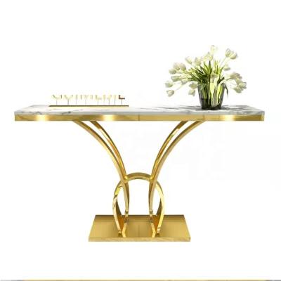 China Modern Hot Sale Living Room And Hotel Entrance Corridor Large Size Console Table Latest Table Ready To Serve Current Design for sale