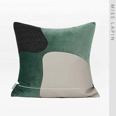 China Boat Tile Decorative Ready Covers Nordic Home Decor Embroidered Decorative Cushion Covers Green for sale