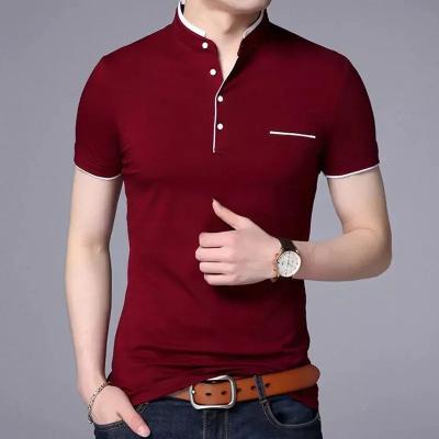 China High quality 100% new anti-pilling custom 2023 cotton fabric polo t-shirt customized men's polo shirt for sale