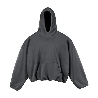 China 100% simple oversized heavy casual loose hoodie men's fashion street style hoodie anti-pilling cotton pullover hooded custom made for sale