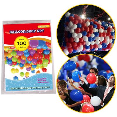 China High Quality Gift New Design Balloon Drop Net For Advertising Wedding Party Decoration for sale