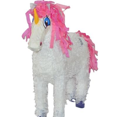 China T150018 Hot Sales Party Mini Unicorn Pinata Wallpaper Pose For Kids Birthday Party Decoration for sale