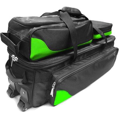 China High Quality Factory Custom Professional Outdoor Trolley Bag Wheel Rolling High Quality Roller Rolling 3 Balls Bag With Detachable Bag for sale