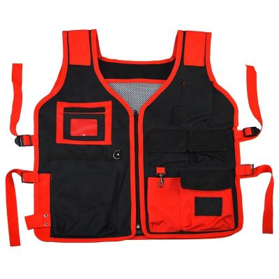 China Custom High Quality Universal Multi Pockets Bag Custom High Quality Universal Multi Pockets Tool Vest Workwear Tool Jacket Multifuction Tool Bags Style Vest for sale