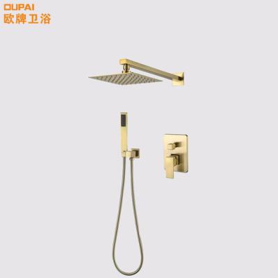 China Without Slide Bar Rain Waterfall Shower 2 Ways Bathroom High Pressure Rain Shower Combo Shower Head for sale